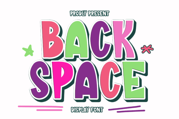 Back Space Font: Fresh & Casual Display Typography