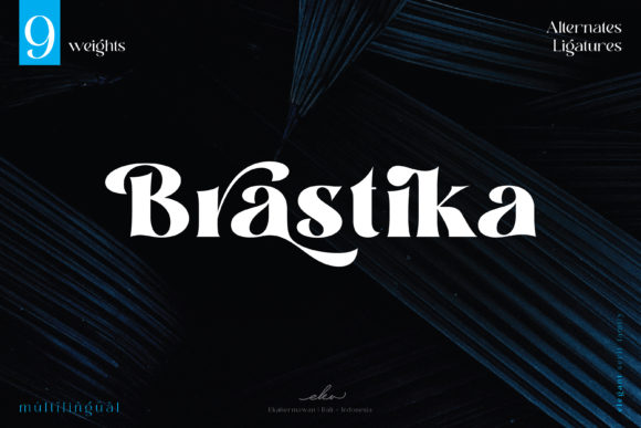 Brastika: A Bold Display Font for Modern Designs