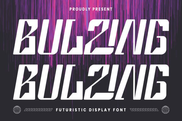 Bulzing: The Futuristic Display Typeface for Modern Design