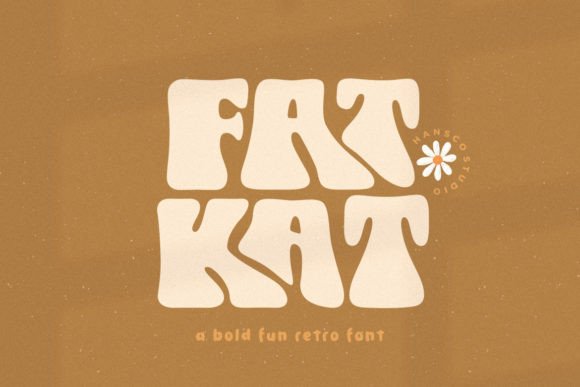 Discover Fat Kat: A Bold Retro Display Font with a Modern Twist