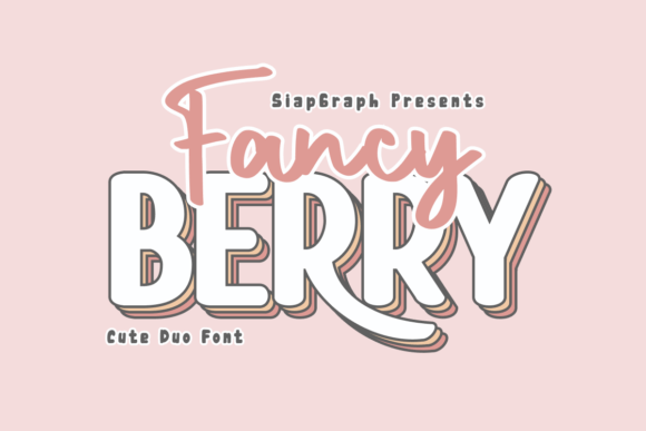 Fancy Berry Duo: A Charming Handwritten Font for Creative Projects
