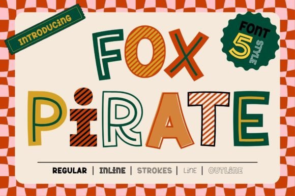 Fox Pirate: A Playful Font for Creative Projects