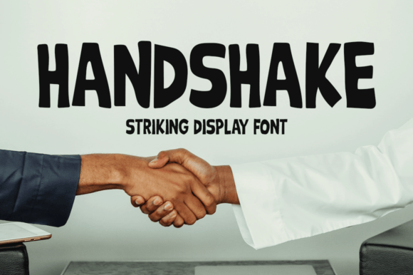 Handshake: A Bold Display Font for Modern Designers