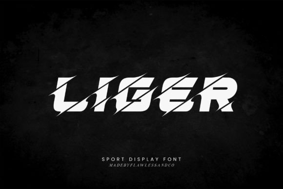 Liger: A Bold Display Font for Modern Designers