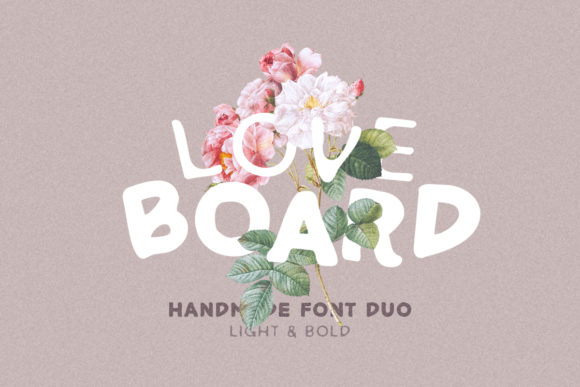 Love Board: A Versatile Display Font for Modern Creators