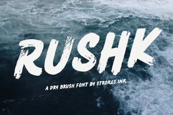 Rushk: A Display Font with Urban Edge