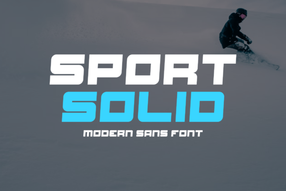 Sport Solid: A Bold Typeface for Dynamic Designs