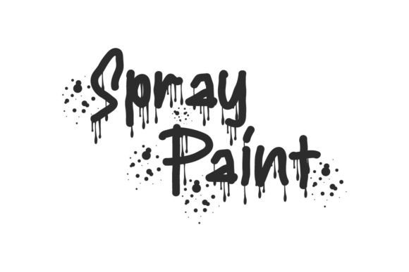 Spray Paint: Authentic Graffiti Street Display Font