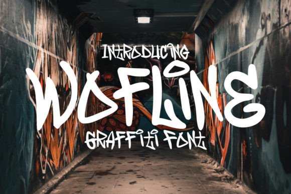 Wofline Graffiti: Urban Style for Your Designs